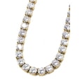 thumbnail image 1 of Lab Grown Diamond Tennis Chain / Necklace  - 14K Yellow Gold, 1 of 6