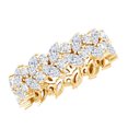 thumbnail image 1 of Rosec Jewels Lab Grown Diamond Wedding Ring - Designer Eternity Band - EF-VS Quality, 14K Yellow Gold, US 4.50, 1 of 8