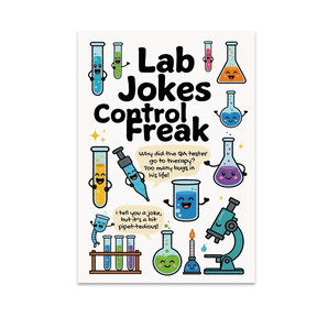 Lab Jokes Control Freak - QA Lab Enthusiast - 13x19 Poster Print