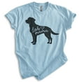 thumbnail image 1 of Lab Mama T-shirt, Unisex Women's Shirt, Labrador Retriever, Lab Owner, Best Dog Mama Gift, Heather Light Blue, Small, 1 of 6
