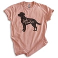 thumbnail image 1 of Lab Mama T-shirt, Unisex Women's Shirt, Labrador Retriever, Lab Owner, Best Dog Mama Gift, Heather Sunset, Large, 1 of 6