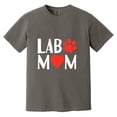 thumbnail image 1 of Lab Mom Love Labrador Dog Retriever Pet Owner Animal Canine Breed Friend Comfort Color T-Shirt, Unisex, up to size 4XL, 1 of 4