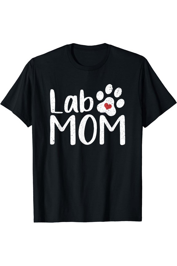 Lab Mom Pet Mom T-Shirt, Unisex T-Shirt