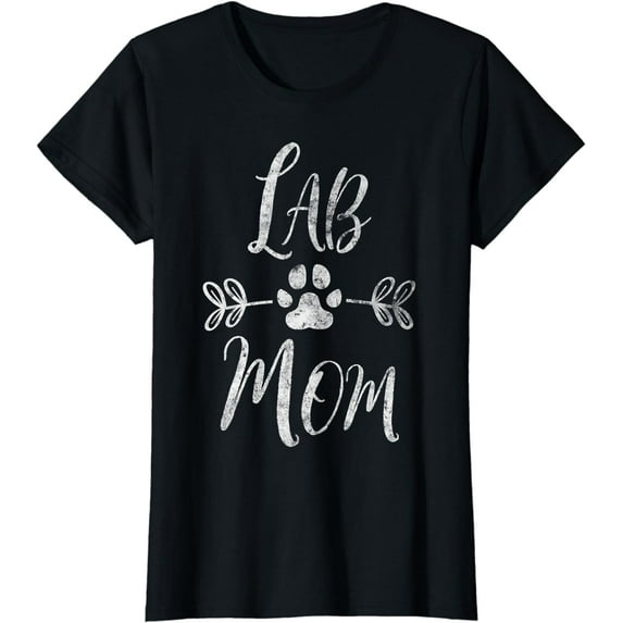 Lab Mom Shirt Labrador Retriever Lover Owner Funny Dog Mom T-Shirt