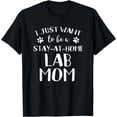 thumbnail image 1 of Lab Mom TShirt Lab Gift Funny Black Yellow Chocolate Lab Dog T-Shirt, 1 of 4