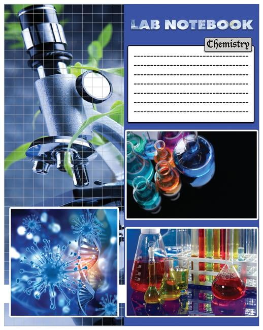 Lab Notebook Chemistry Laboratory Notebook 100Pages 8x10" For Research