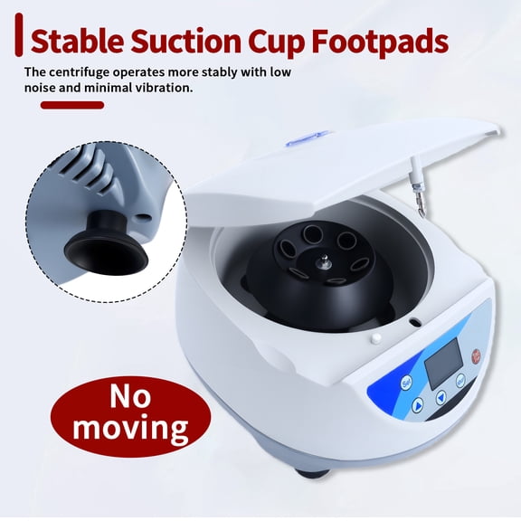 Lab PRP Benchtop Centrifuge with LCD Display, LCD Digital Desktop Lab Centrifuge Lab Centrifuges, for Industrial Mfg&Others Impurity Separation