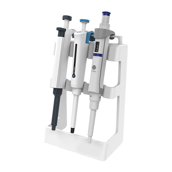 Lab Pipettor Holder Rotatable Micropipette Storage Stand Space Saving Pipette Rack Laboratory Micropipette Stand