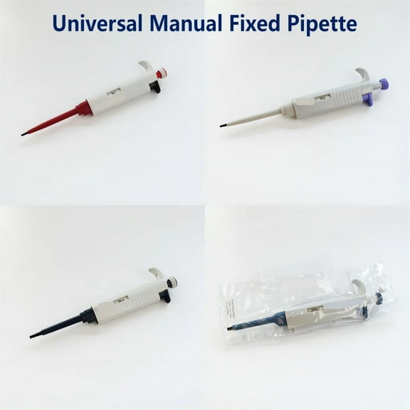 Lab Pipettor Laboratory Micropipette Universal Manual Fixed Pipette Laboratory Single Channel Pipettors with 11 Sizes ,Professional Calibration