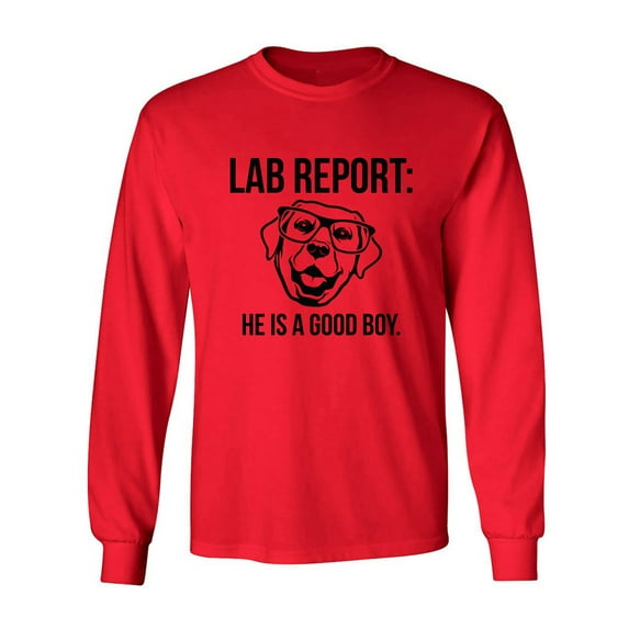 Lab Report Adult Long Sleeve T-shirt