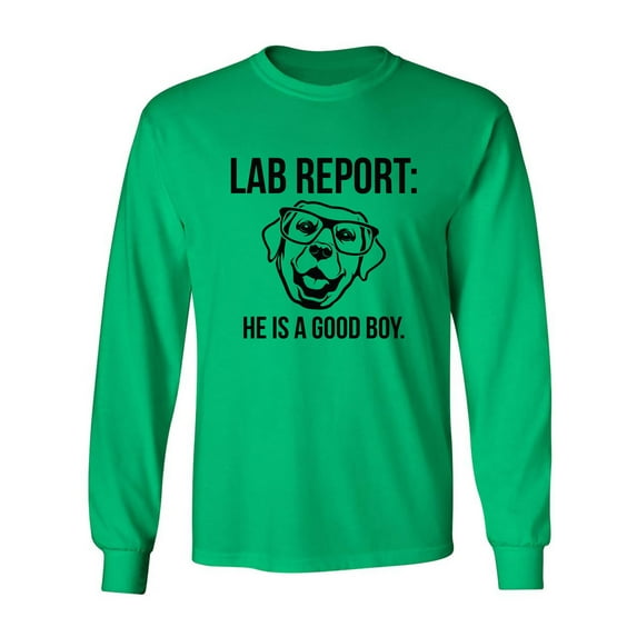 Lab Report Adult Long Sleeve T-shirt
