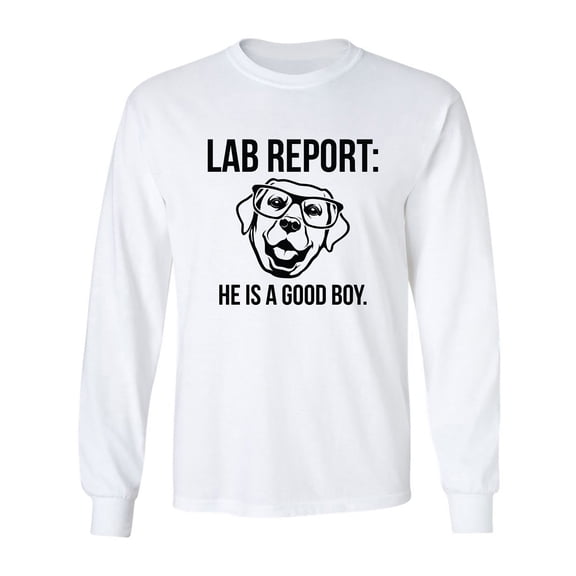 Lab Report Adult Long Sleeve T-shirt