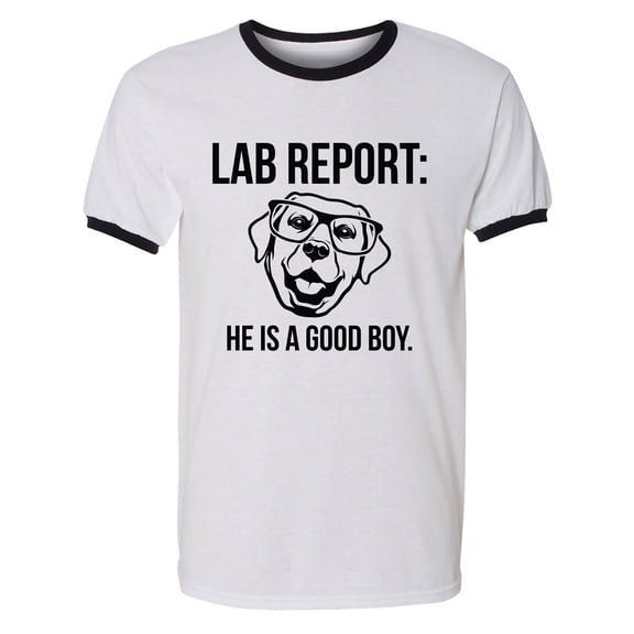Lab Report Adult Short Sleeve Ringer T-shirt
