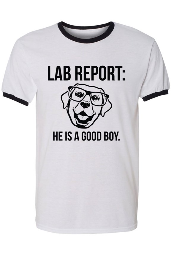 Lab Report Adult Short Sleeve Ringer T-shirt