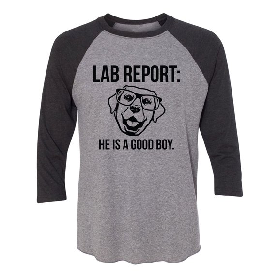Lab Report Unisex 3/4 Sleeve Baseball Raglan Tee