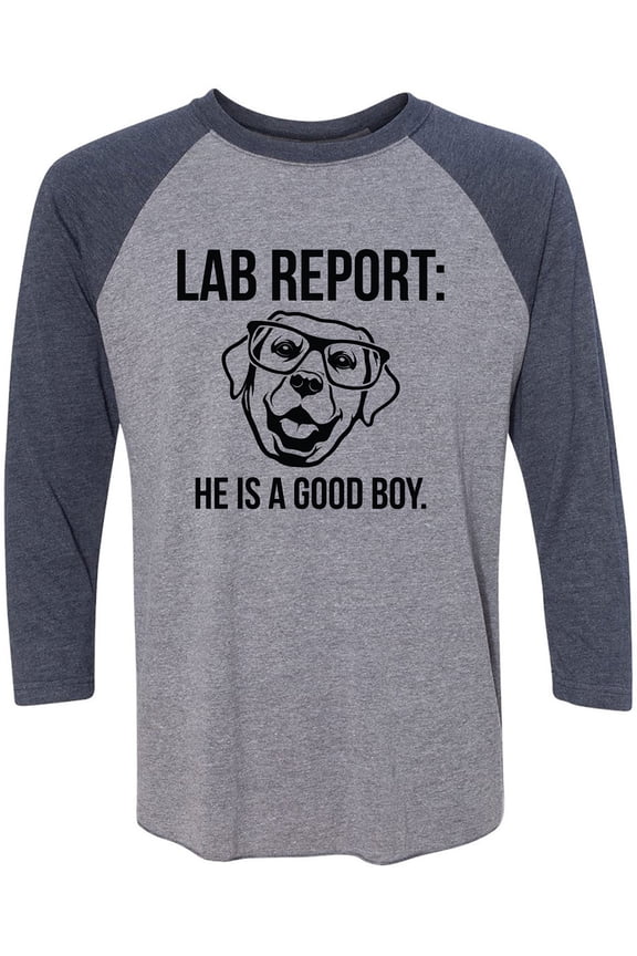 Lab Report Unisex 3/4 Sleeve Baseball Raglan Tee
