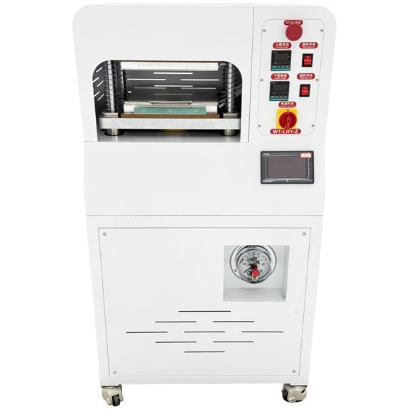 Lab Rubber Vulcanizing Press 220V 1-Phase 30T Auto Pressure Compensation Hydraulic Vulcanizer