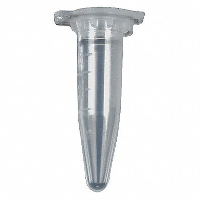 Lab Safety Supply 0.5mL micro Tubes,Natural colors,PK1000  6VMX8