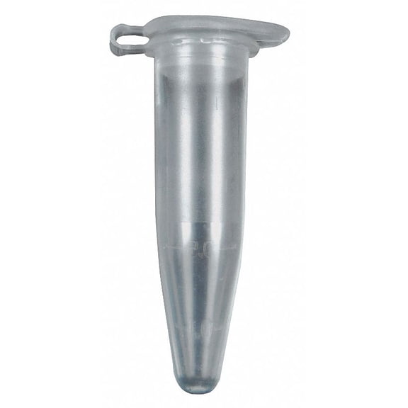 Lab Safety Supply 1.5mL micro. Tubes,Natural color,PK1000 6VMX7