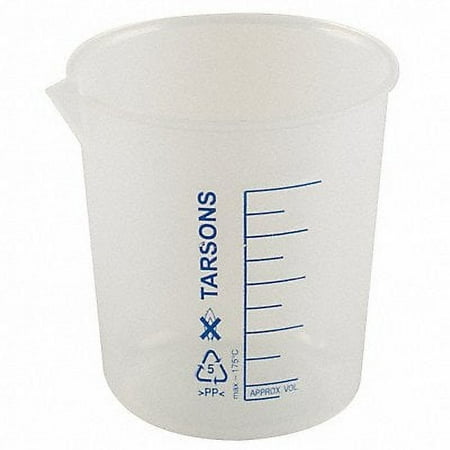 Lab Safety Supply Beaker,100mL,Polypropylene,PK12 6FAE4