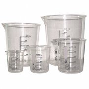 Lab Safety Supply Beaker Starter Kit,Polymethylpentene 6FAF6
