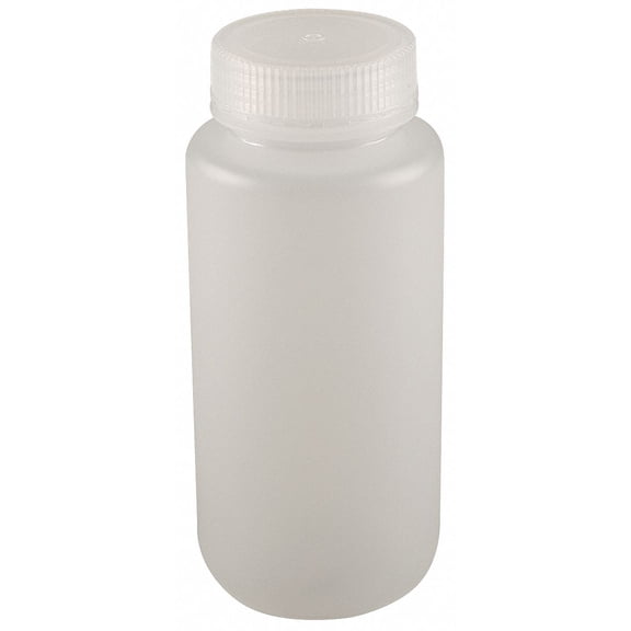 Lab Safety Supply Bottle,60 mL,2 Oz,Wide Mouth,PK12 6FAN0