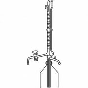 Lab Safety Supply Burette,Automatic,Glass,10ml.Grade B 6CDR2