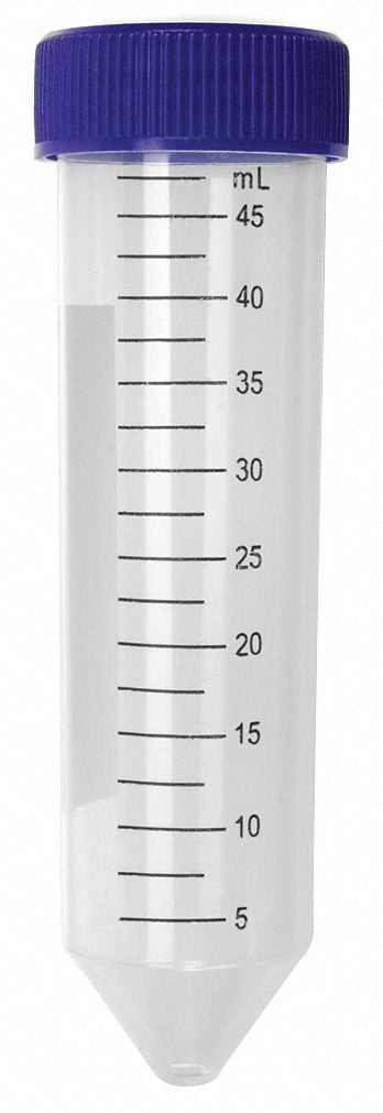 Lab Safety Supply Conical Tube.50ml Racked Sterile.PK500  6VMY3