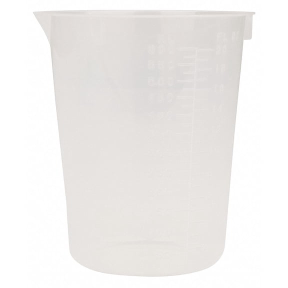 Lab Safety Supply Disposable Beakers, 600mL,PK25 3UDK3