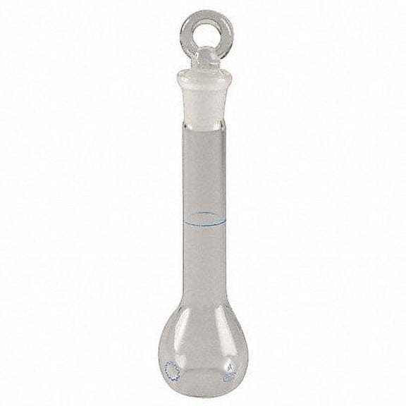 Lab Safety Supply Flask,Class A,Volumetric,Glass,10mL,PK12 5YHZ4