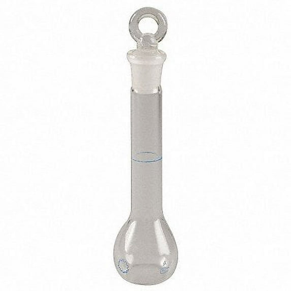 Lab Safety Supply Flask,Class A,Volumetric,Glass,5mL,PK12 5YHZ3