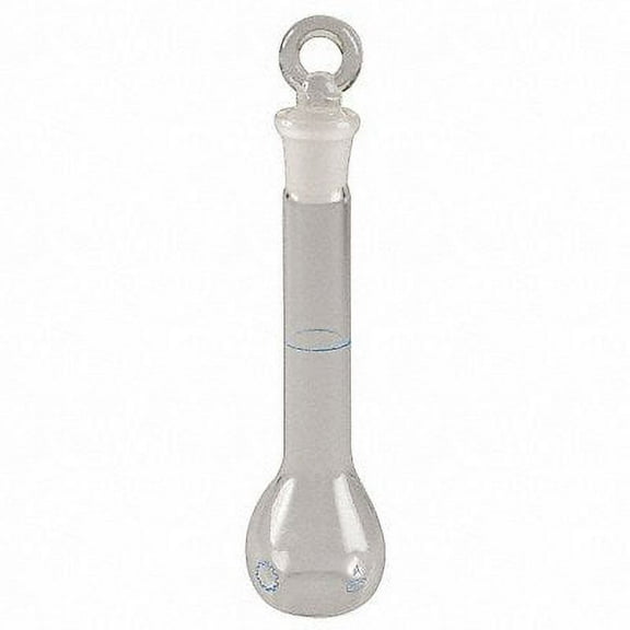 Lab Safety Supply Flask,Class A,Volumetric,Glass,5mL,PK12 5YHZ3