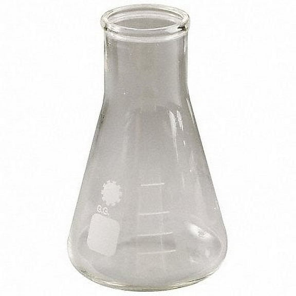 Lab Safety Supply Flask,Erlenmeyer,Glass,1000mL,PK6 5YHL9