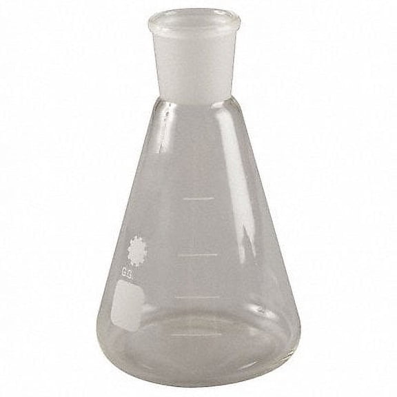 Lab Safety Supply Flask,Erlenmeyer,Glass,150mL,PK12 5YHP8