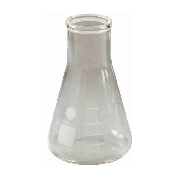 Erlenmeyer Flask, Narrow Neck, 250mL, PK12 5YHL7