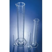 Lab Safety Supply Graduated Cylinder,10mL,.2mL Grads,PP 9WJ86