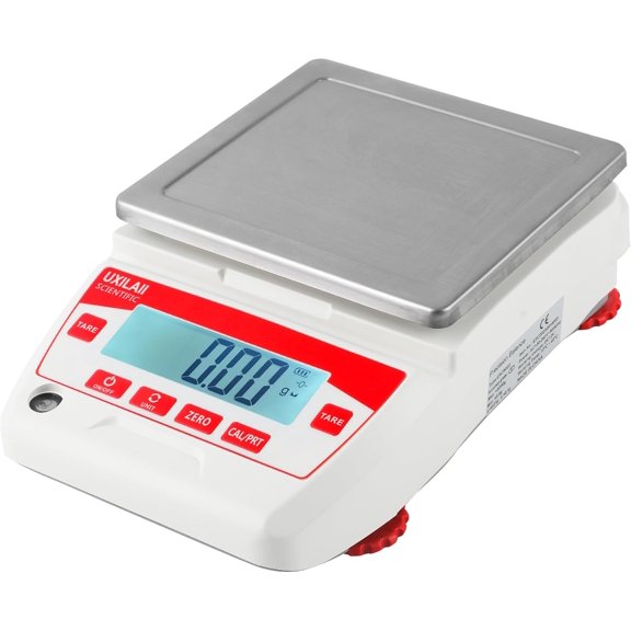 Lab Scale 5000g x 0.01g High Precision Electronic Analytical Balance 0.01g Accuracy Laboratory Balance Digtal Scale Gram Scale Jewelry Scale with 1Kg Calibration Weight