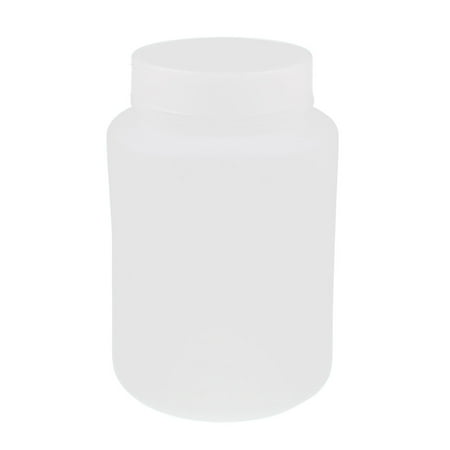 Lab Screw Lid Wide Mouth Plastic Chemicals Storage Reagent Bottle 250mL