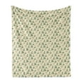 thumbnail image 1 of Lab Soft Flannel Fleece Throw Blanket, Pharmaceutical Forensics Drug Analysis Research Theme with Green, Cozy Plush for Indoor and Outdoor Use, 50" x 60", Hunter Green and Beige, by Ambesonne, 1 of 5