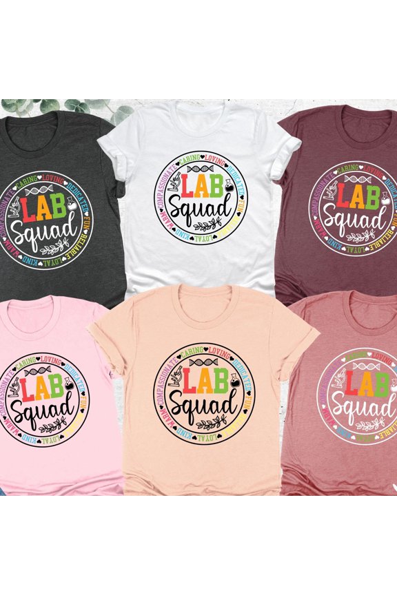 Lab Squad Shirt Lab Team Shirts Lab Tech Shirt Laboratory Technician Shirt Lab Week Shirt