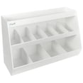 thumbnail image 1 of Lab Storage Shelf with 10 Bins, White, 1 of 1