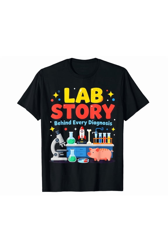 Lab Story Lab Week 2026 Medical Laboratory Technician Team T-Shirt Unisex S-5XL