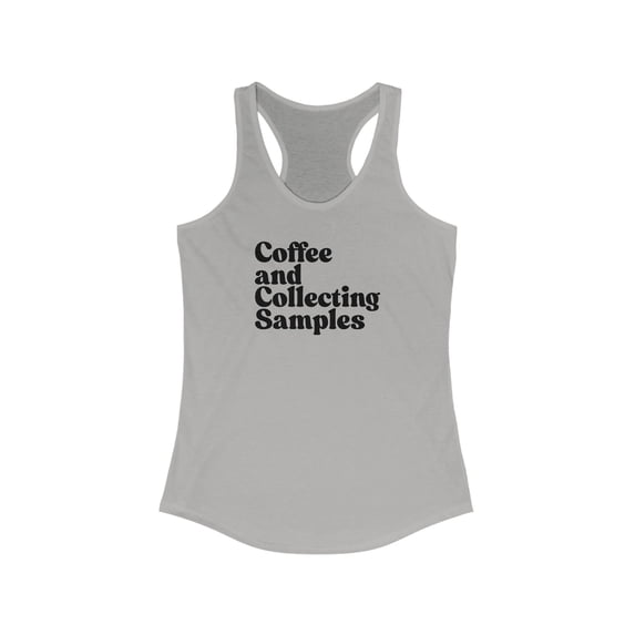 Lab Tech Collecting Samples Graduation Tank Top Gift Shirt Women Sleeveless