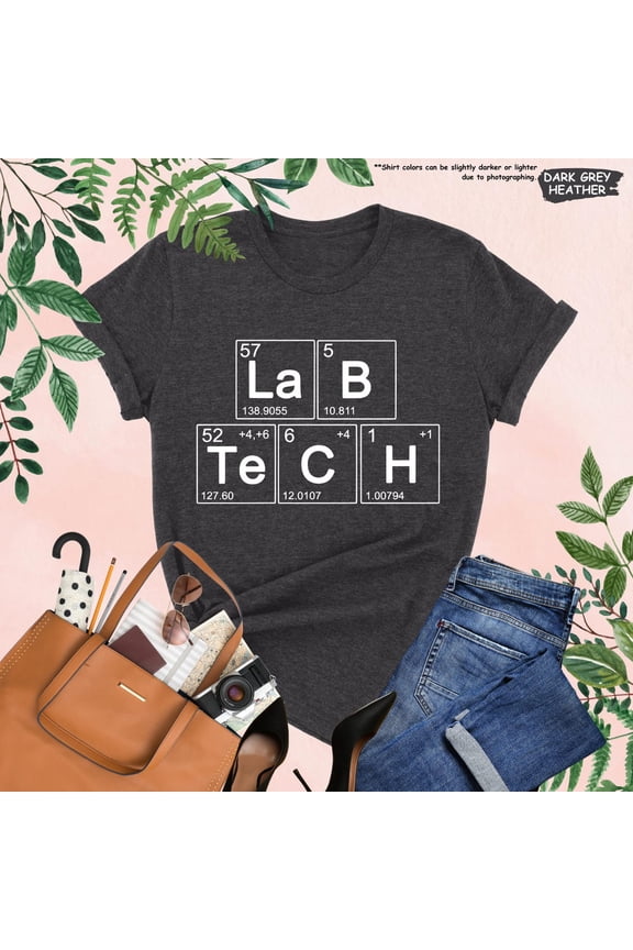 Lab Tech Shirt, Lab Week 2025 Shirt, Lab Scientist, Lab Assistant Tee, Medical Lab Shirt, Blood Bank Pbt Mlt Shirt, Lab Tech Periodic Table Tshirt All Size S-5XL
