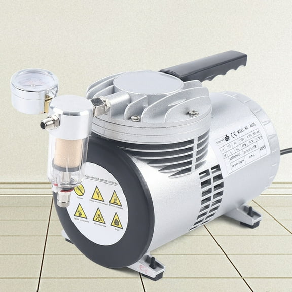 Lab Vacuum Pump 20-23L/min Oilless Vacuum Pump HVAC Diaphragm Filter Pump