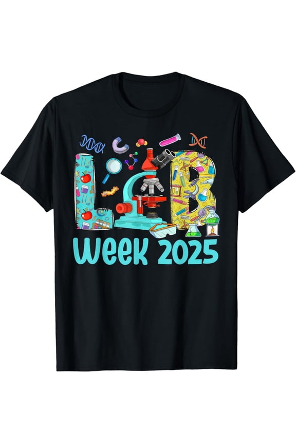 Lab Week 2025 Lab Tech Mystery Machine Of Diagnostics T-Shirt Vintage Tee -Birthday Gifts