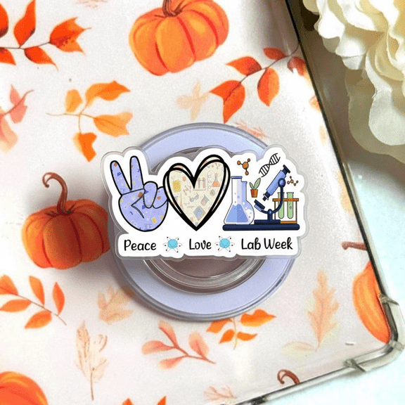 Lab Week 2026 Badge Holder, Medical Lab Appreciation Gift phone grip