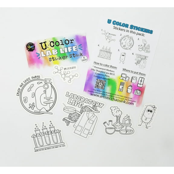 Lab Week Sticker Stack