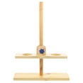 thumbnail image 1 of Lab Wood Rack Portable Funnel Storage Dual Hole Stand for School Home Supplies, 1 of 8