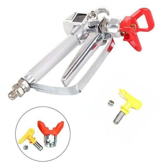 Lab Work Silver Airless Spray Gun